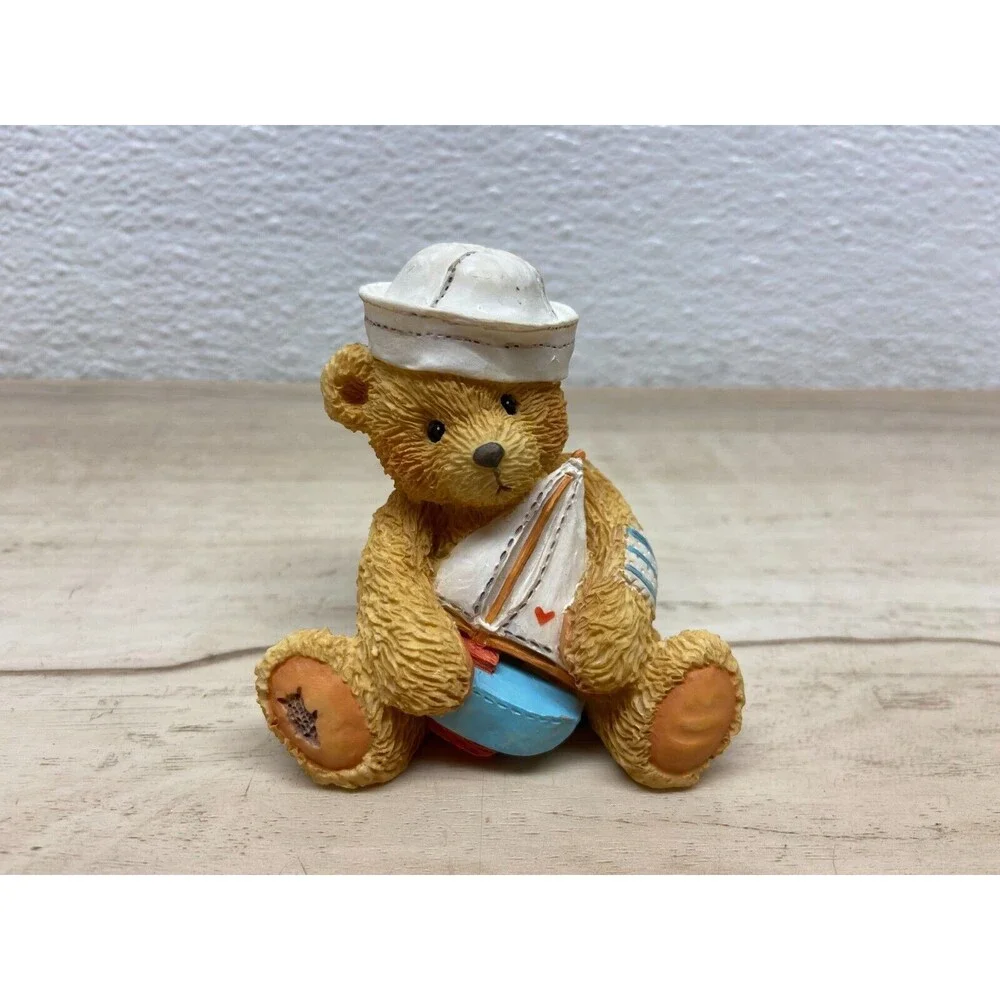 Vtg 1992 Enesco Cherished Teddies Sail With Me # 911739 Figurine